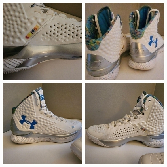 Ua / Under Armor Curry 1 Splash Party 2015 \'Championship Pack\' High Top ? shoes main image 7
